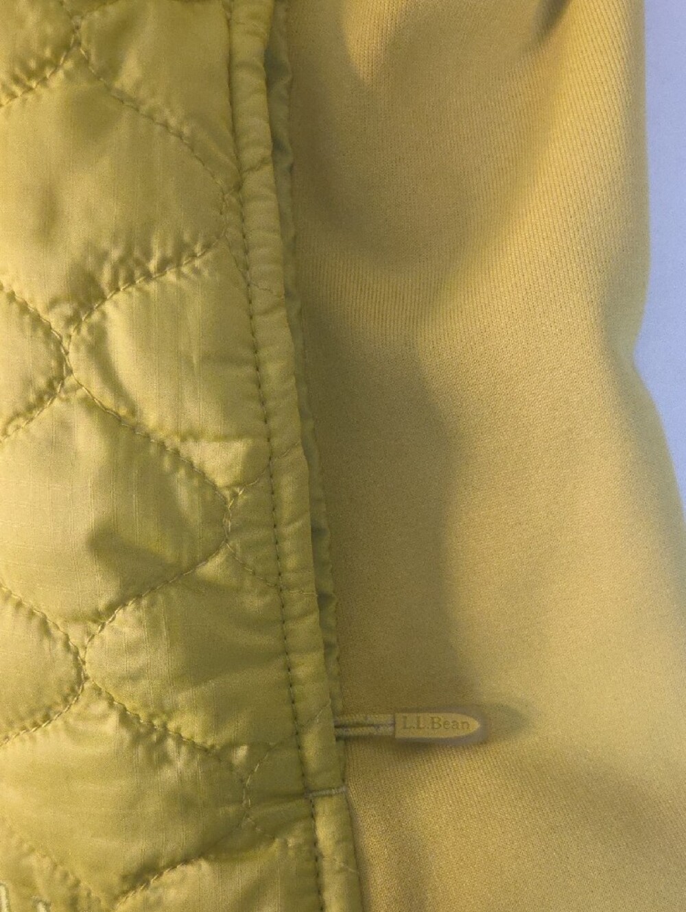 L.L. Bean Quilted Yellow Women's Vest - Picture 6 of 7